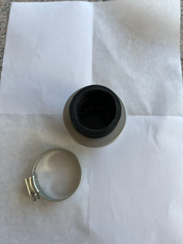 Preview: Luftfilter Metall flach Innendurchmesser 35mm